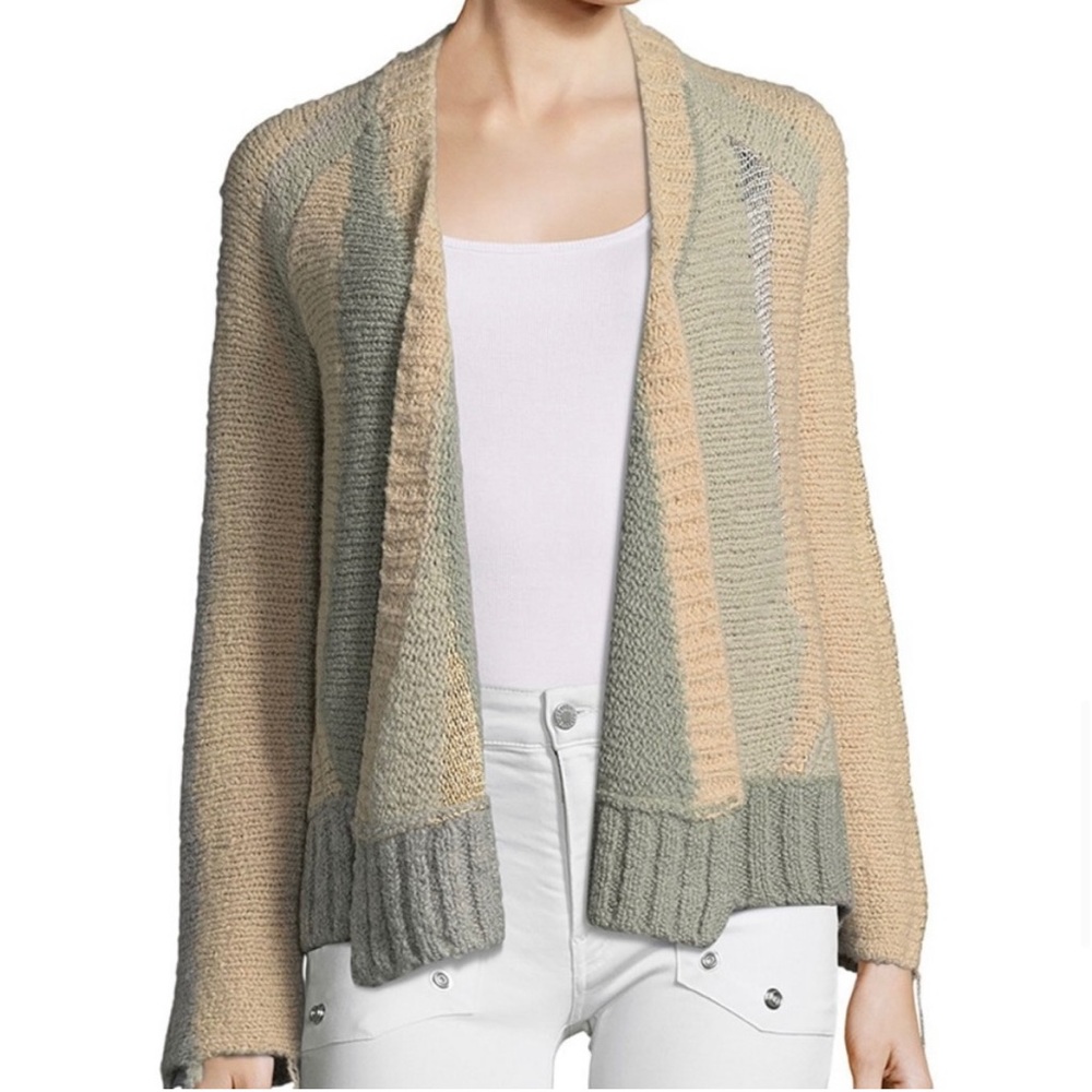 Zadig & Voltaire Cardigan Metallic & Neutrals, Long Sleeve with Open Front